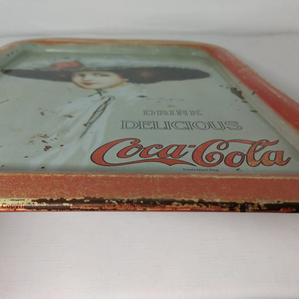 Vintage Coca Cola Tray Hamilton King